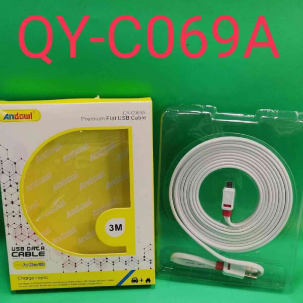 Cable de Carga V8 3 Metro Andowl