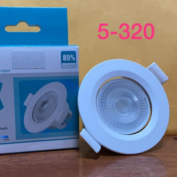 Ojo de Buey 3W Redondo luz Blanca