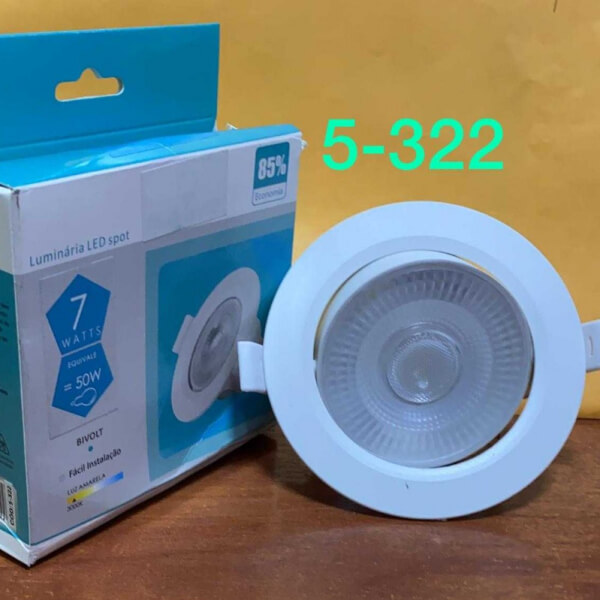 Ojo de Buey 7W Redondo luz Blanca