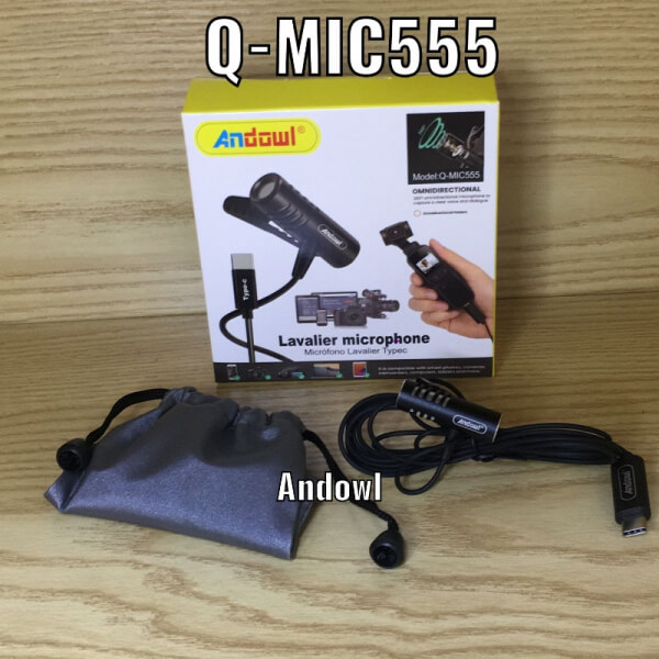 Microfono de Bolsillo con entrada Tipo C Andowl 555
