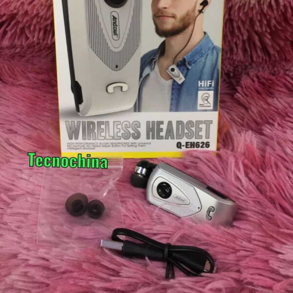Audifono inalambrico con cable de traccion EH626 Andowl.