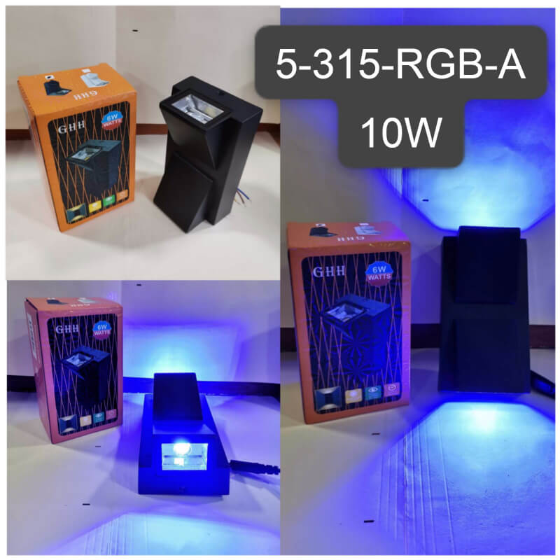 Aplique led para Pared 10W Luz AZUL