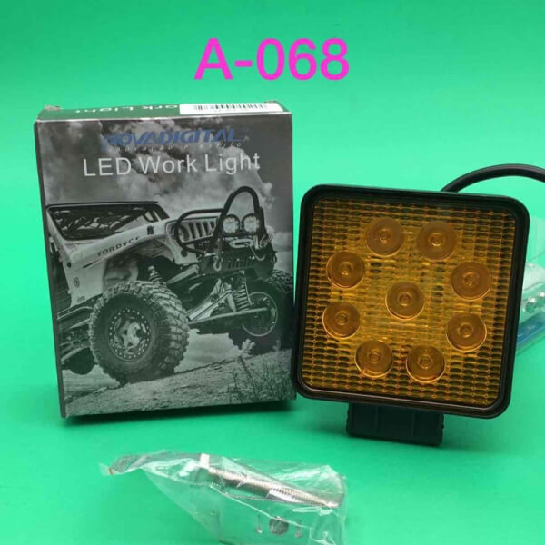 Barra led 9 Led Amarillo