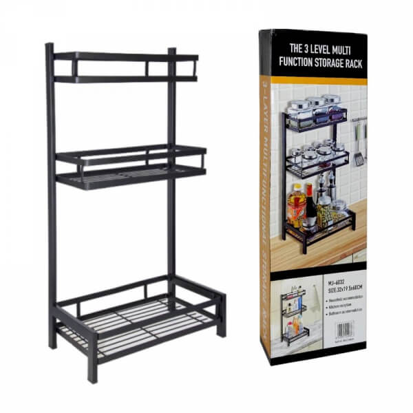 Organizador de condimentos de 3 niveles