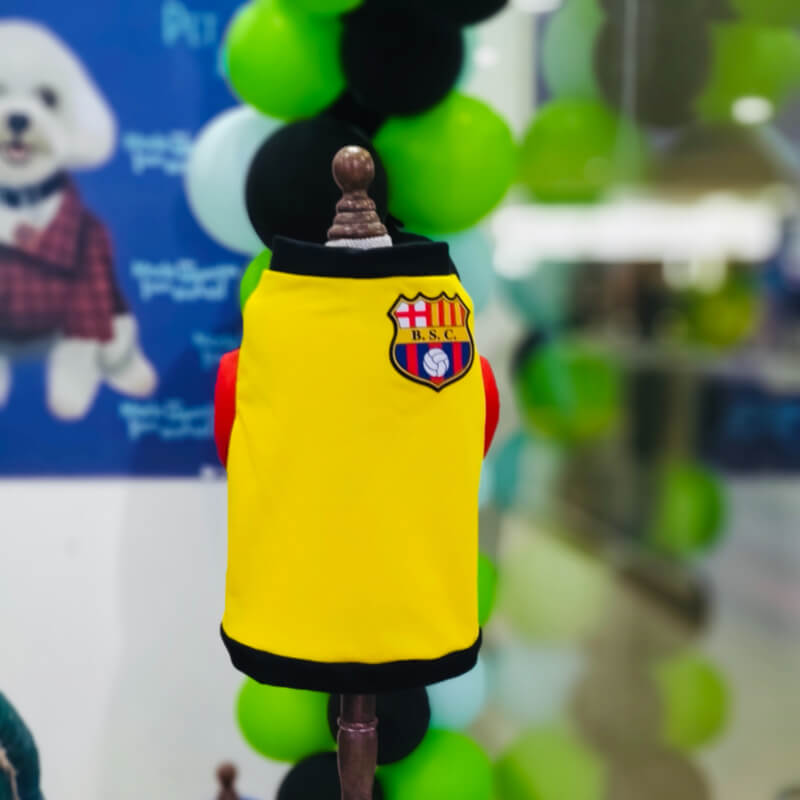 CAMISETA BARCELONA PARA PERRITOS Y GATITOS LOGO OFICIAL XS - S