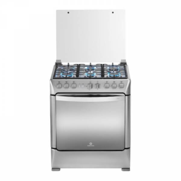 COCINA 6 QUEMADORES INDURAMA GALICIA ZAFIRO CROMA A GAS C30 S01