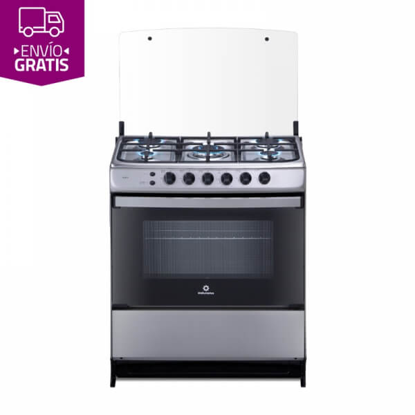COCINA 5 QUEMADORES INDURAMA MURCIA QZ CROMA A GAS C32 S01