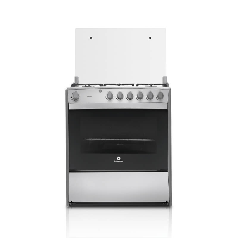 COCINA 6 QUEMADORES INDURAMA PAMPLONA QZ CROMA A GAS C32 S01