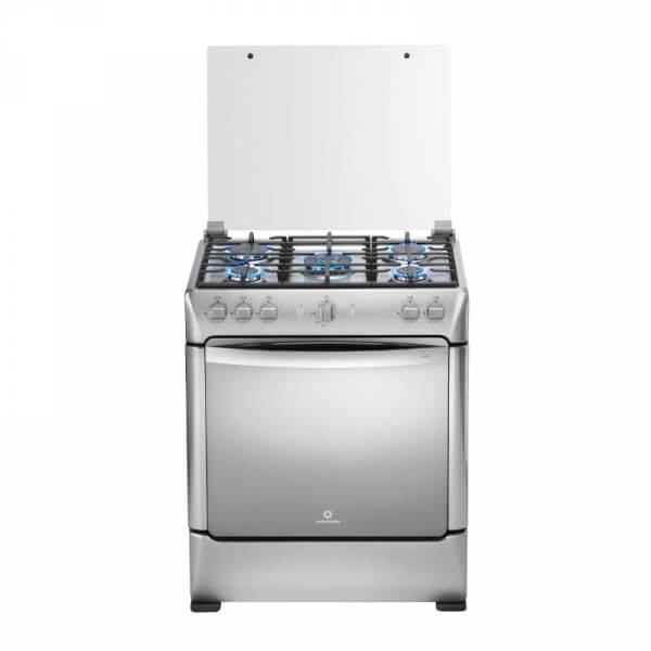 COCINA 5 QUEMADORES INDURAMA TURIN ZAFIRO CROMA A GAS C30 S01