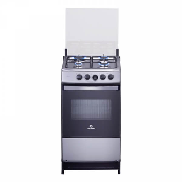 COCINA 4 QUEMADORES INDURAMA DUBLIN PLUS GRIS A GAS C20 S01