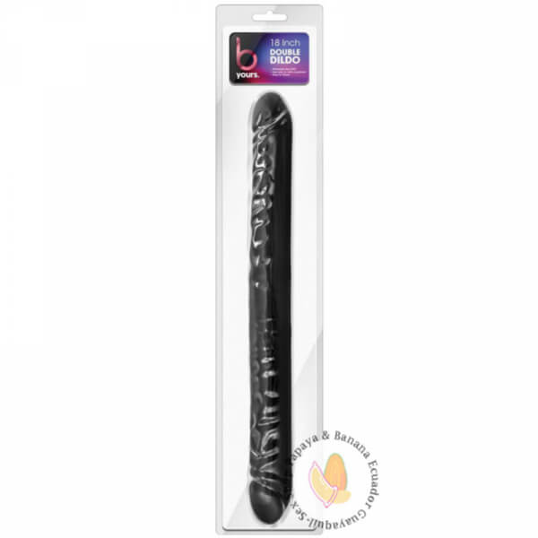 B Yours Consolador Doble 45 cm - Negro