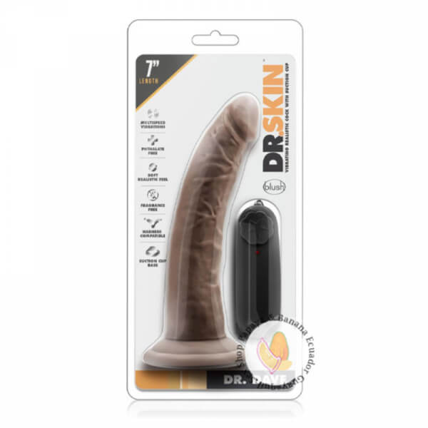 Dr. Skin Dr. Dave dildo Vibrador con Ventosa