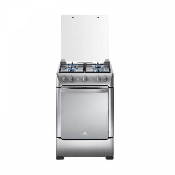 COCINA 4 QUEMADORES INDURAMA MILAN ZAFIRO CROMA C24 S01