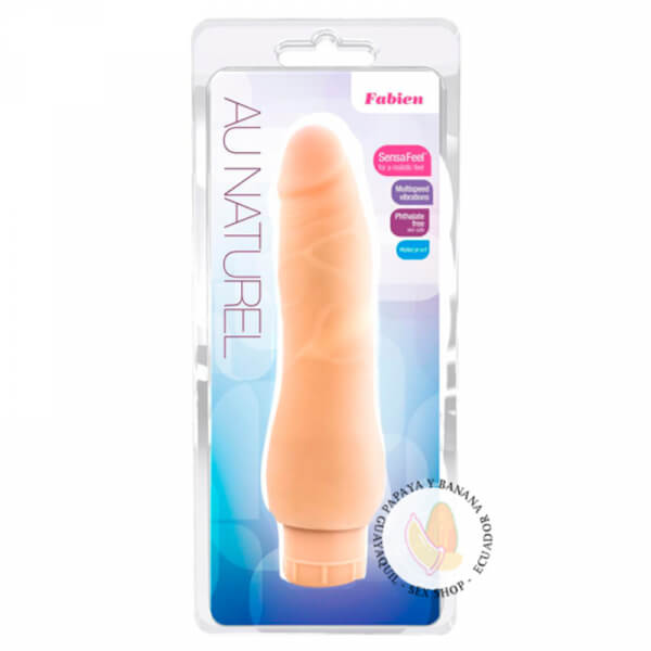 Consolador Vibrador Au Naturel Fabien 23 - Vainilla