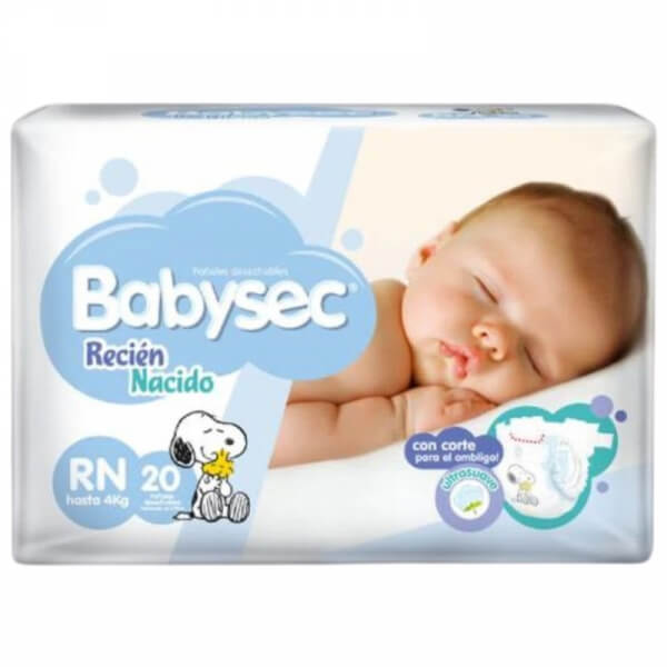 PAÑALES BABYSEC RN 20