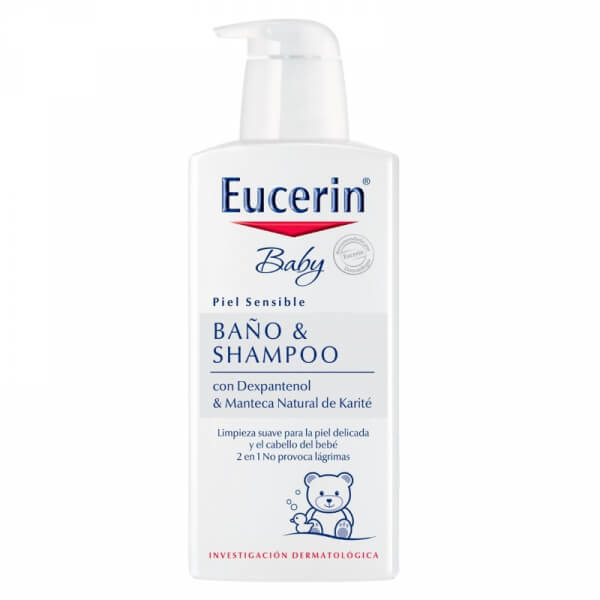 BAÑO LIQUIDO Y SHAMPOO EUCERIN BABY 400 ML