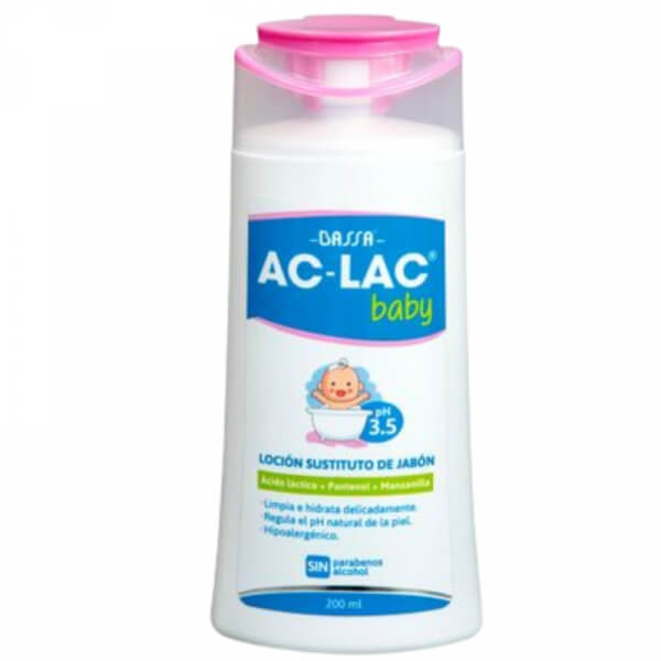 LOCION SUSTITUTO DE JABON AC-LAC BABY pH 3.5 200 ML