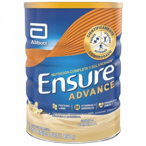 ENSURE ADVANCE VAINILLA 850 GR