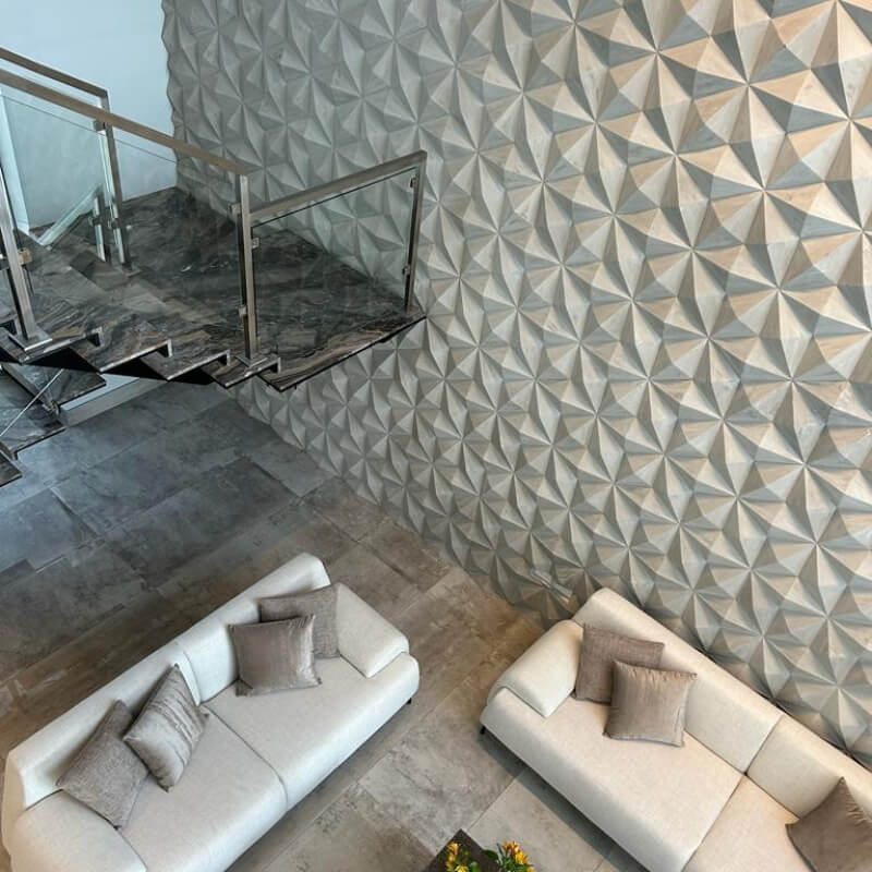 Cruz Marina II - Piedra Decorativa 3D para revestimiento de pared interior