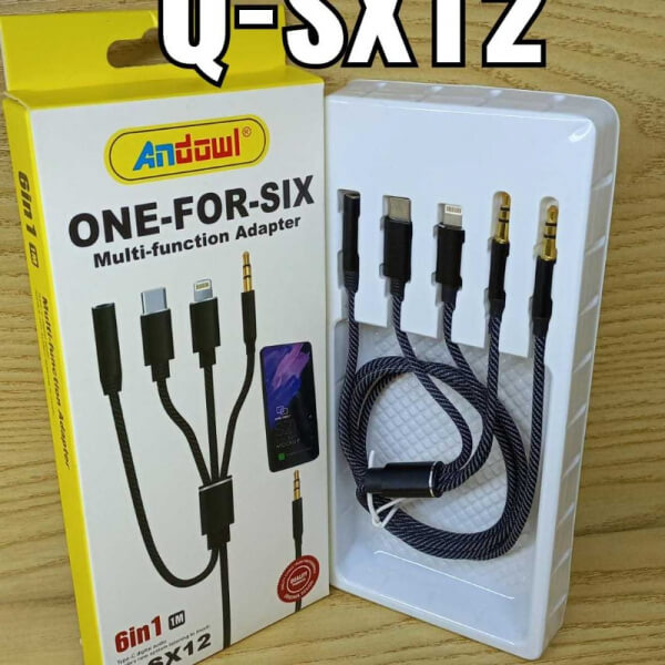 Adaptador Multifuncion 6 en 1