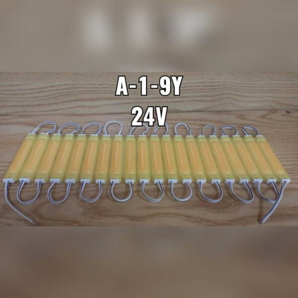 Modulo led 24V color Amarillo 2cmX9cm 20pcs