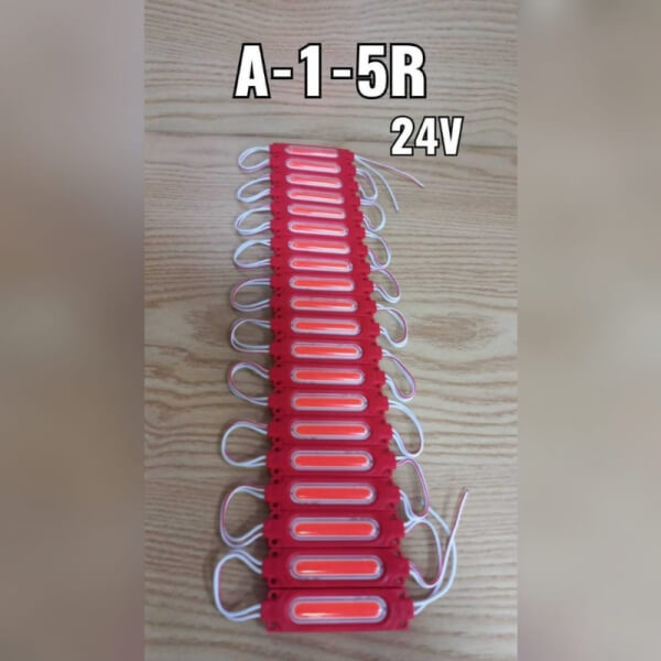 Modulo 24V color Rojo 2cmX7cm 10pcs