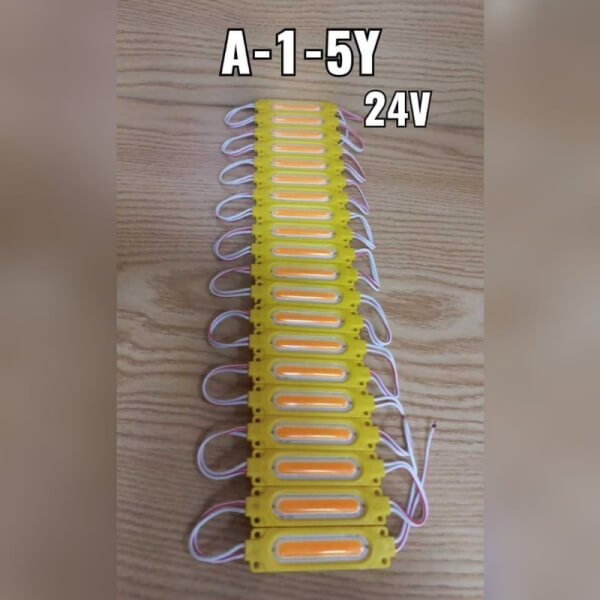 Modulo 24V color Amarillo 2cmX7cm 10pcs