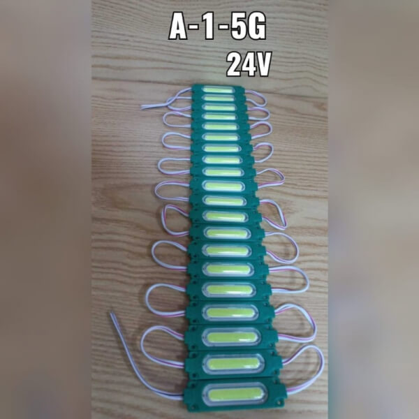 Modulo 24V color Verde 2cmX7cm 10pcs