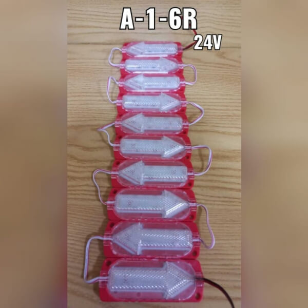 Modulo 24V color Rojo de 4cmX10cm 10pcs