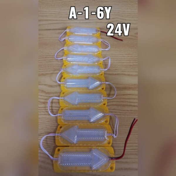 Modulo 24V color Amarillio de 4cmX10cm 10pcs