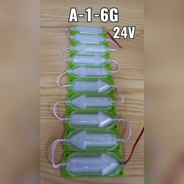 Modulo 24V color Verde de 4cmX10cm 10pcs