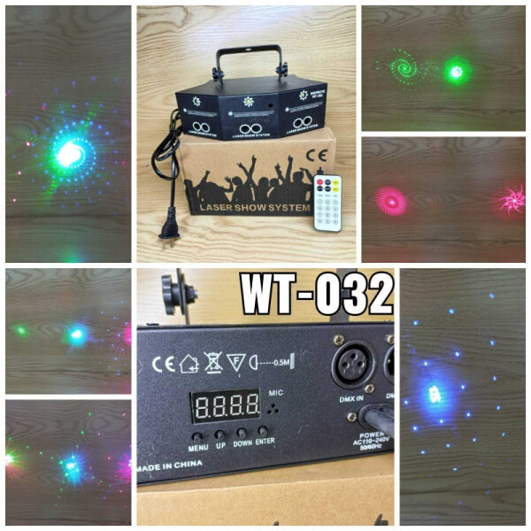 Laser led con figuras
