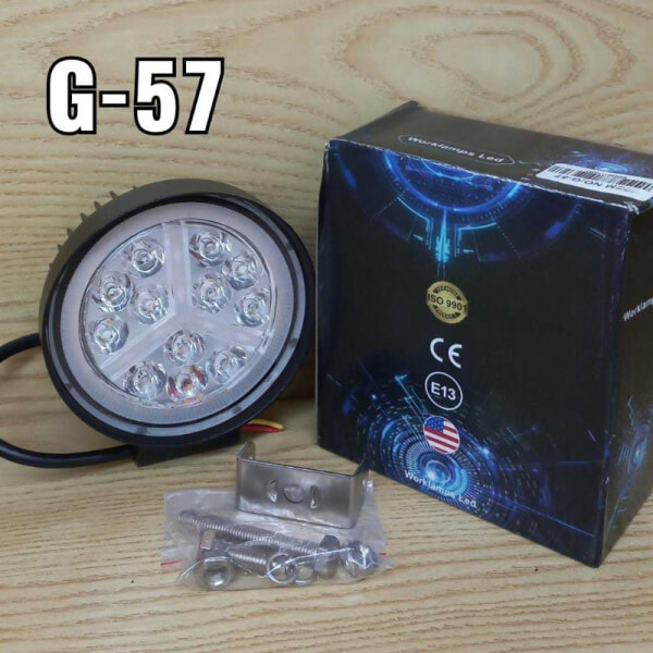 Barra Led ● 36W 11cm Luz blanco y amarillo fijo y flash