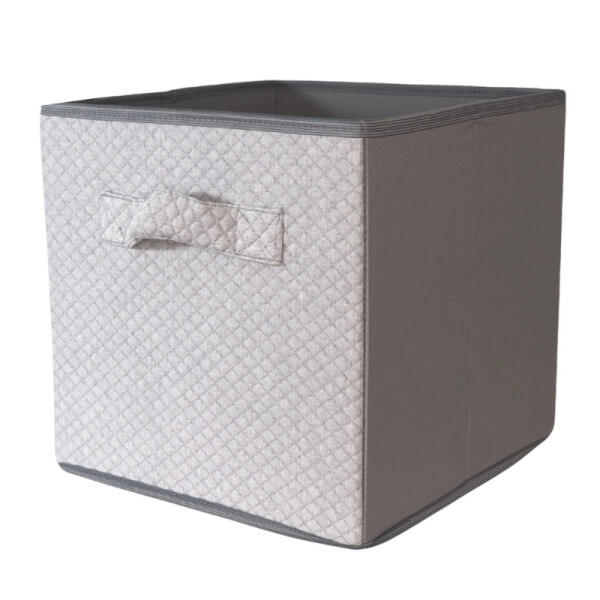 Caja Organizadora Gris claro acolchado