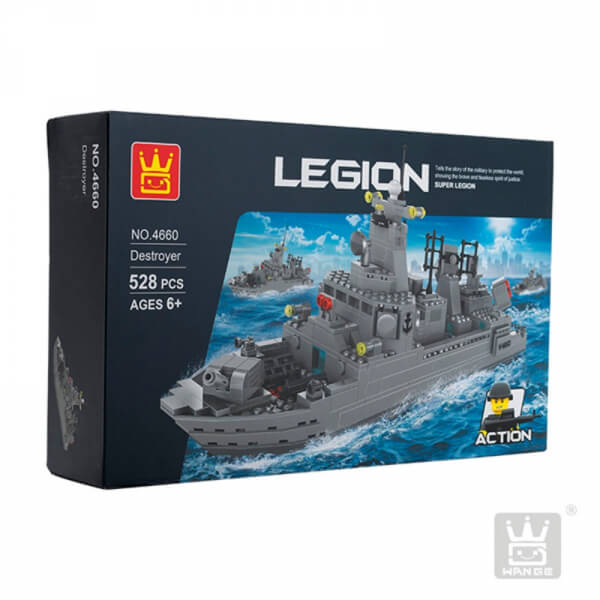 Barco destructor armable