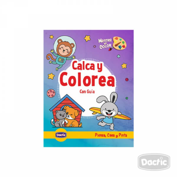 Libro para calcar y colorear