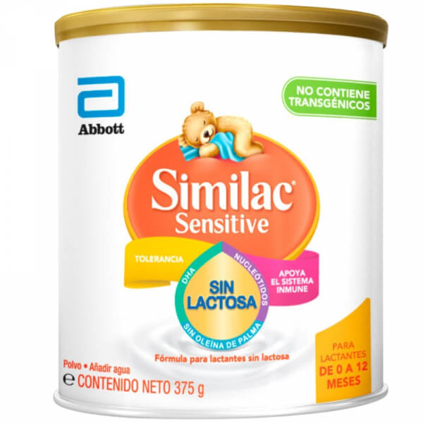 SIMILAC SENSITIVE SIN LACTOSA 375 GR