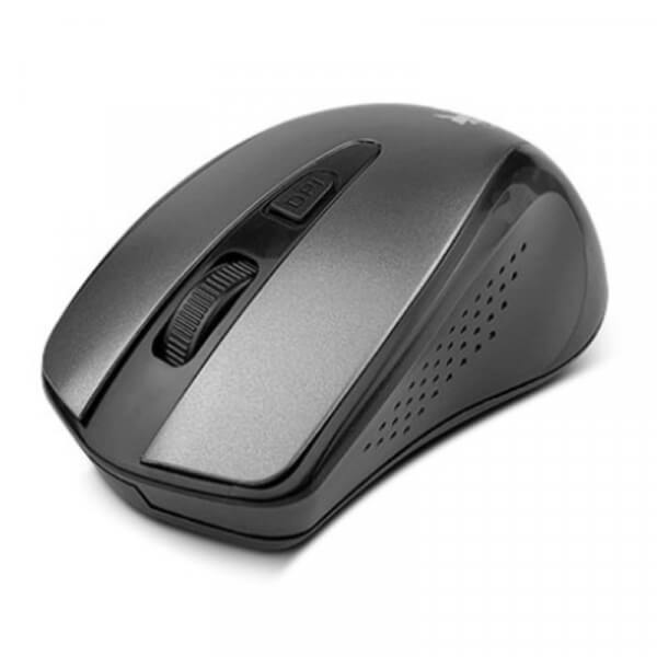 MOUSE - 2.4 GHZ - WIRELESS - ALUMINUM GRAY - 4-BUTTON 1600DPI XTECH - XTM-315GY