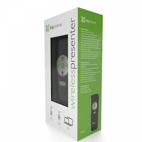 CONTROL REMOTO PARA PRESENTACIONES - 5 BOTONES KLIP XTREME KPS-010