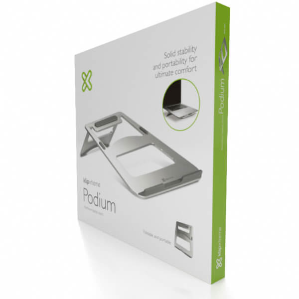 SOPORTE PARA PORTATIL LTC STAND PARA LAPTOP KLIPXTREME DE ALUMINIO KAS-0001