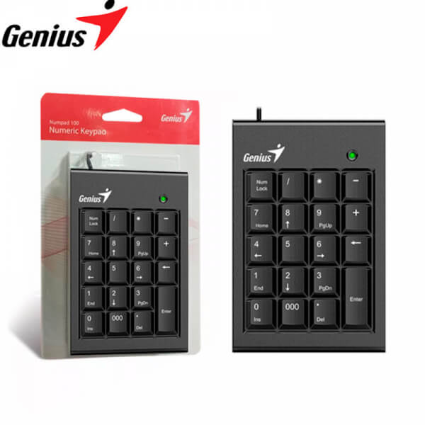 TECLADO NUMERICO USB GENIUS MODELO NUMPAD 100