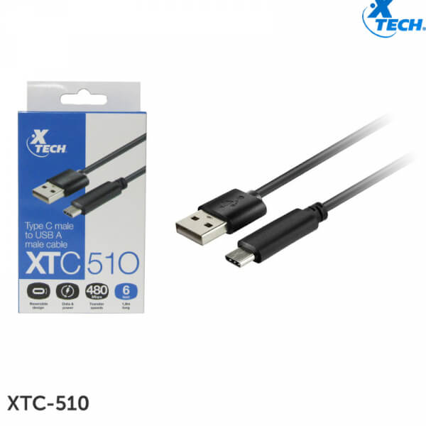 ADAPTADOR USB CABLE USB TYPE C MALE TO MICRO USB A 2.0 MALE 6 F