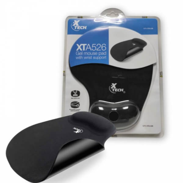 MOUSE PAD XTECH WITH WRIST PILLOWBLACKXTA526