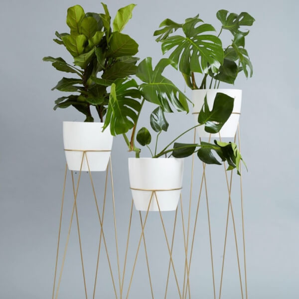 Maceteros con pedestal