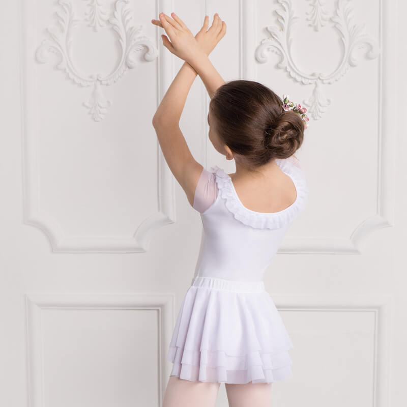 Leotard de niña de tul