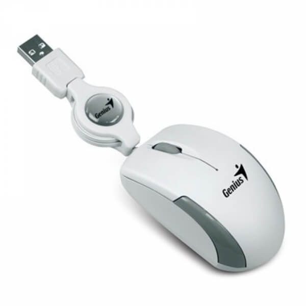 MOUSE GENIUS MICRO TRAVELER BLANCO USB
