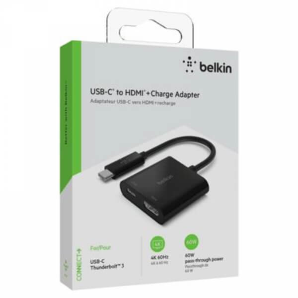ADAPTADOR BELKIN ADAPTER USBC TO HDMI CHARGE ADAPTER 100W