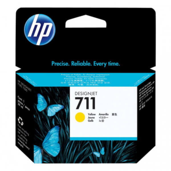 CARTUCHO HPINC 711 AMARILLO TINTA 120/520 29ML CZ132A