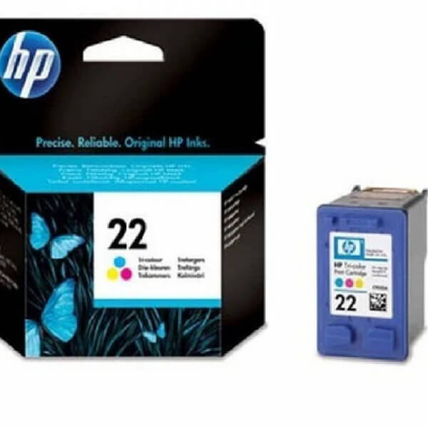 CARTUCHO HPINC 22 TRI-COLOR 1410/3920/3940/1360/2360/F380/4160 165 PAG C9352AL