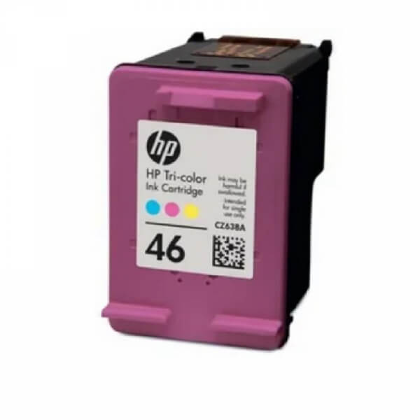 CARTUCHO HPINC 46 TRI-COLOR AIO4729/2029/2529/2020/2520 750 PAG CZ638AL